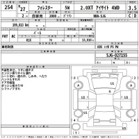 Subaru FORESTER лот № 254 оценка 3.5  с аукциона в Японии 2