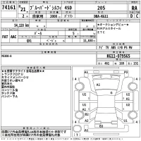 Nissan SYLPHY лот № 74161 оценка RA  с аукциона в Японии 2