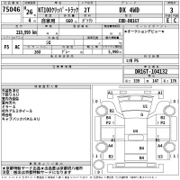 Nissan CLIPPER TRUCK лот № 75046 оценка 3  с аукциона в Японии 2