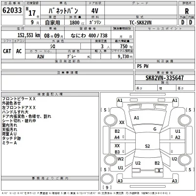 Nissan VANETTE VAN  с аукциона в Японии