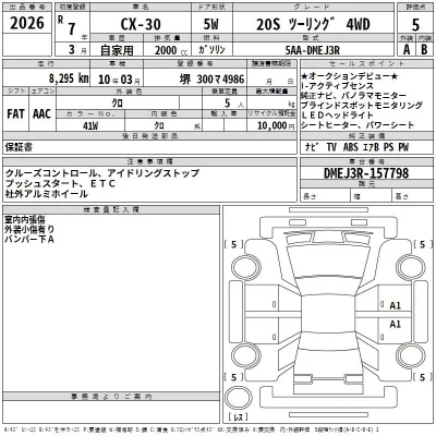 Mazda CX-30  с аукциона в Японии