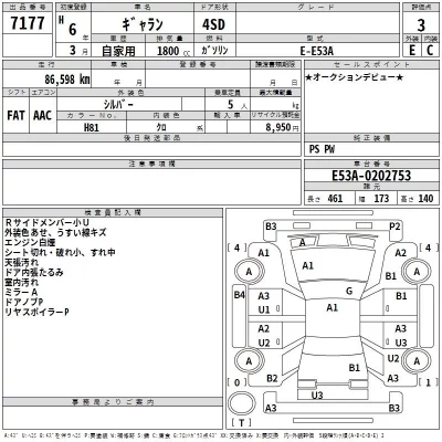 Mitsubishi GALANT  с аукциона в Японии
