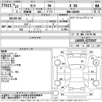 Daihatsu TANTO лот № 77021 оценка RA  с аукциона в Японии 2