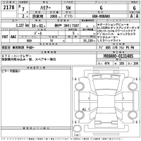 Toyota HARRIER лот № 2178 оценка 6  с аукциона в Японии 2