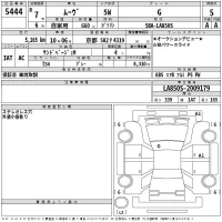 Daihatsu MOVE лот № 5444 оценка 5  с аукциона в Японии 2
