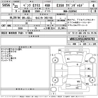 Mercedes-Benz E CLASS лот № 5056 оценка 4  с аукциона в Японии 2