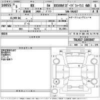 Lexus RX лот № 10055 оценка 5  с аукциона в Японии 2