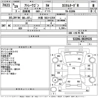 Daihatsu Atrai Wagon лот № 7021 оценка R  с аукциона в Японии 2