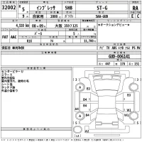 Subaru IMPREZA лот № 32002 оценка RA  с аукциона в Японии 2