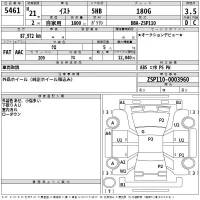 Toyota IST лот № 5461 оценка 3.5  с аукциона в Японии 2