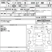 Mercedes-Benz G CLASS лот № 5081 оценка 4  с аукциона в Японии 2