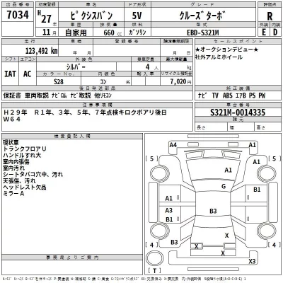 Toyota PIXIS VAN  с аукциона в Японии