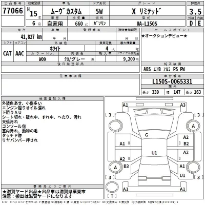 Daihatsu MOVE  с аукциона в Японии