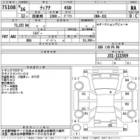 Nissan TEANA лот № 75108 оценка RA  с аукциона в Японии 2