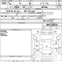 Mitsubishi I лот № 7025 оценка 4  с аукциона в Японии 2