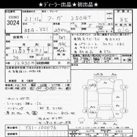 Nissan FUGA лот № 3024 оценка 3.5  с аукциона в Японии 10