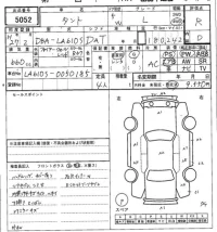 Daihatsu TANTO лот № 5052 оценка R  с аукциона в Японии 7