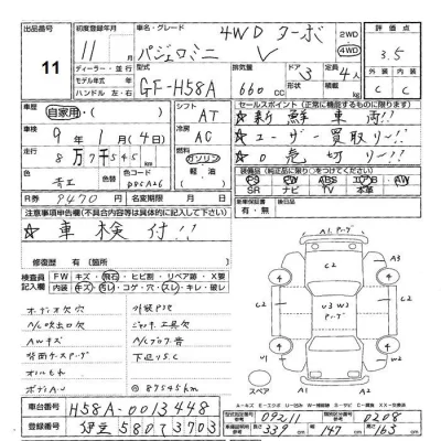 Mitsubishi PAJERO MINI  с аукциона в Японии