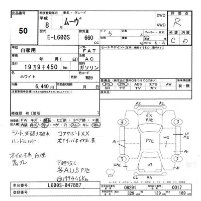 Daihatsu MOVE  с аукциона в Японии
