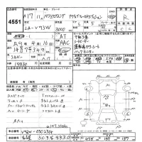 Mitsubishi PAJERO лот № 4551 оценка R  с аукциона в Японии 9