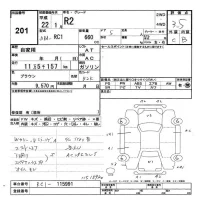 Subaru R2 лот № 201 оценка 3.5  с аукциона в Японии 3