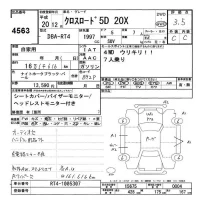 Honda CROSSROAD лот № 4563 оценка 3.5  с аукциона в Японии 8