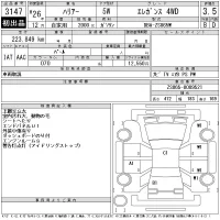 Toyota HARRIER лот № 3147 оценка 3.5  с аукциона в Японии 11