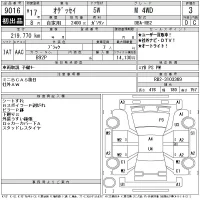 Honda ODYSSEY лот № 9016 оценка 3  с аукциона в Японии 9