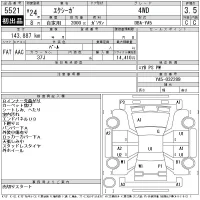 Subaru EXIGA лот № 5521 оценка 3.5  с аукциона в Японии 11