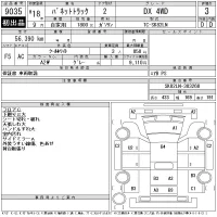 Nissan VANETTE TRUCK лот № 9035 оценка 3  с аукциона в Японии 11