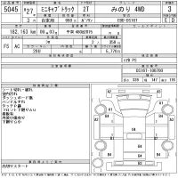 Mitsubishi MINICAB TRUCK лот № 5045 оценка 3  с аукциона в Японии 10