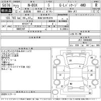 Honda N BOX лот № 5076 оценка R  с аукциона в Японии 11