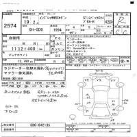 Subaru IMPREZA лот № 2574 оценка R  с аукциона в Японии 3