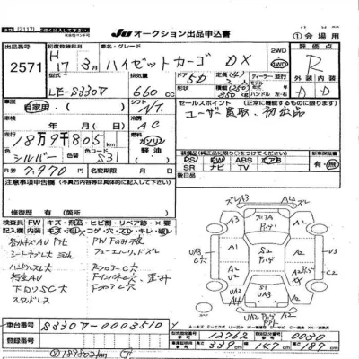 Daihatsu HIJET VAN  с аукциона в Японии