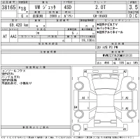 Volkswagen JETTA лот № 38165 оценка 3.5  с аукциона в Японии 11
