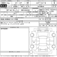 Suzuki SPACIA лот № 3081 оценка 6  с аукциона в Японии 9