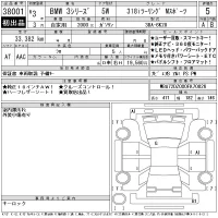 BMW 3-Series лот № 38001 оценка 5  с аукциона в Японии 10