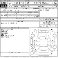 Mercedes-Benz B CLASS лот № 38100 оценка RA  с аукциона в Японии 11