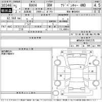 Toyota RAV4 лот № 30346 оценка 4.5  с аукциона в Японии 11