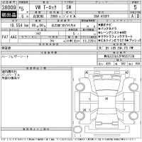 Volkswagen T-ROC лот № 38009 оценка 5  с аукциона в Японии 11