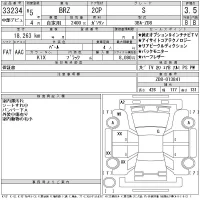 Subaru BRZ лот № 33234 оценка 3.5  с аукциона в Японии 10