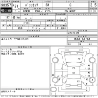 Toyota PASSO SETTE лот № 90357 оценка 3.5  с аукциона в Японии 11