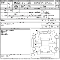 Mazda MAZDA3 лот № 20311 оценка 3.5  с аукциона в Японии 11