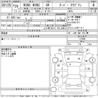 BMW MINI лот № 38125 оценка 4  с аукциона в Японии 10
