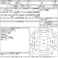 Mitsubishi EK WAGON лот № 9325 оценка 3  с аукциона в Японии 6