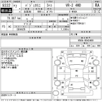 Mitsubishi PAJERO MINI лот № 9332 оценка RA  с аукциона в Японии 11