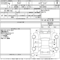Toyota RAIZE лот № 11122 оценка R  с аукциона в Японии 11