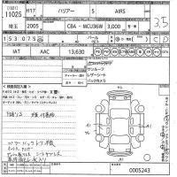 Toyota HARRIER лот № 11025 оценка 3.5  с аукциона в Японии 10