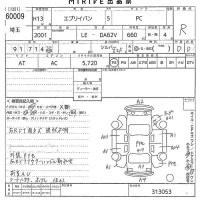 Suzuki EVERY лот № 60009 оценка R  с аукциона в Японии 10
