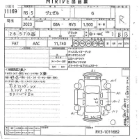 Honda VEZEL лот № 11169 оценка R  с аукциона в Японии 10